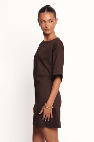 Thorne Mini Dress - Chocolate - XL - Image 31