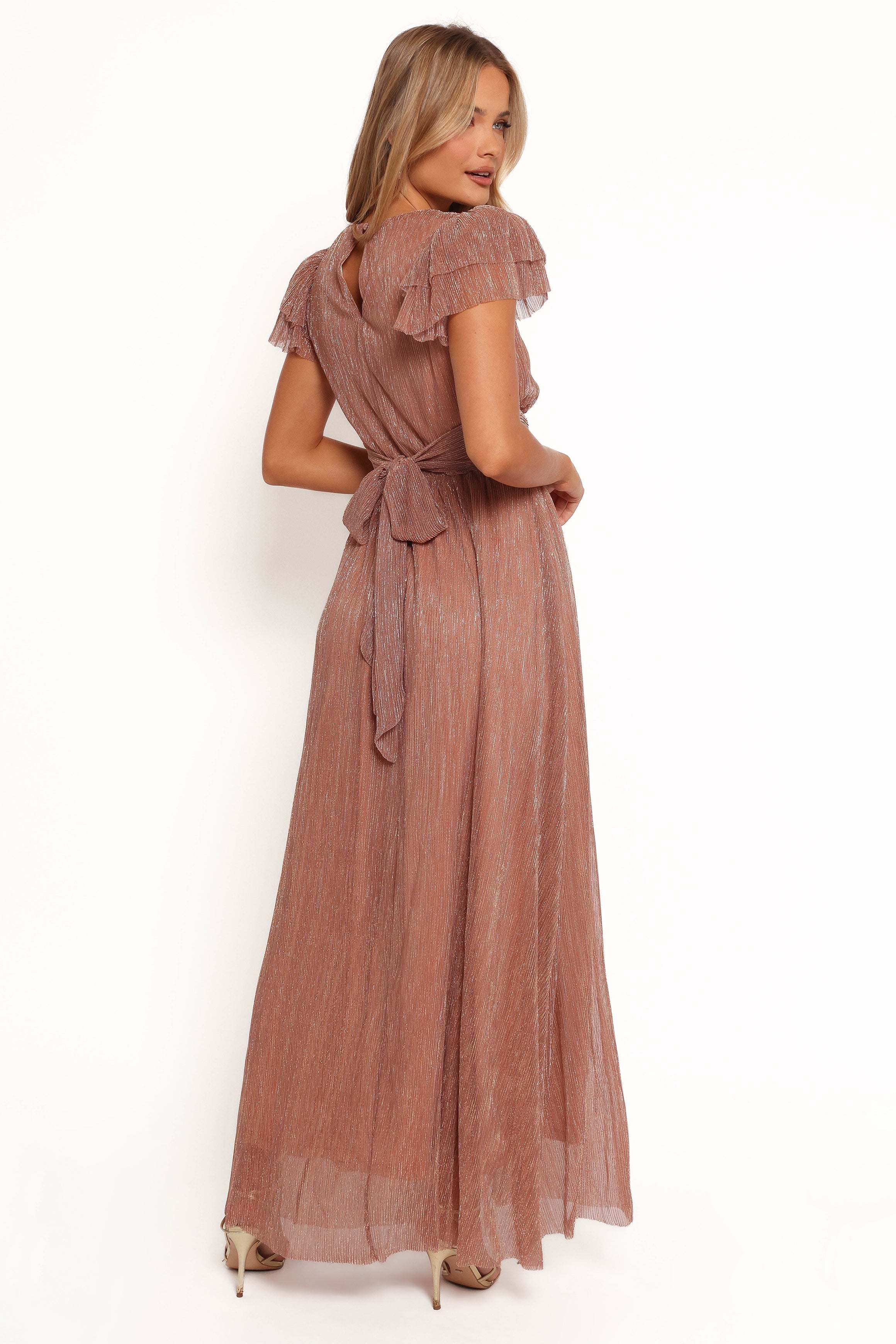 Cressida Maxi Dress - Rose Gold - XL - Image 31