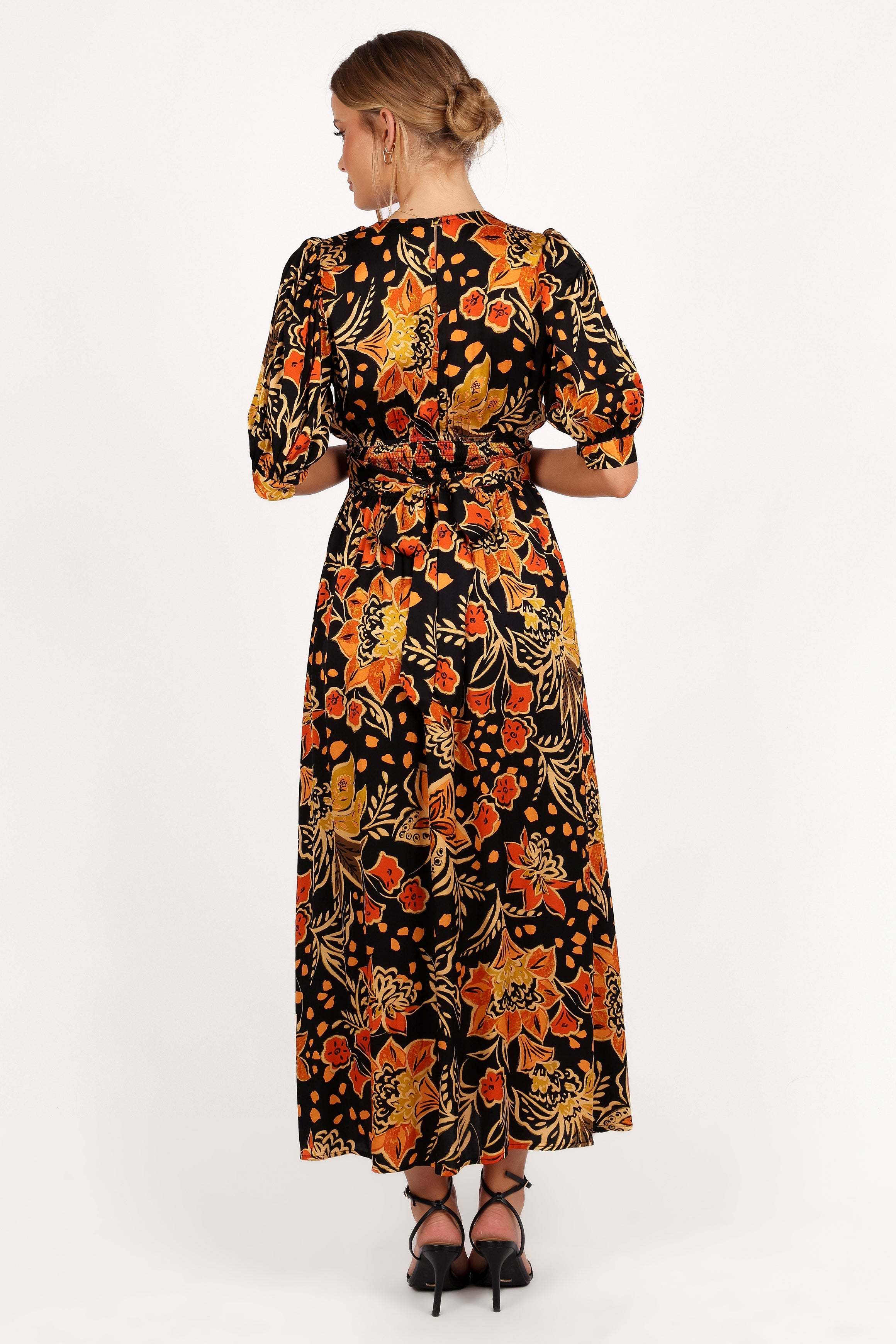 Nadalyn Midi Dress - Black/Multi - L - Image 15