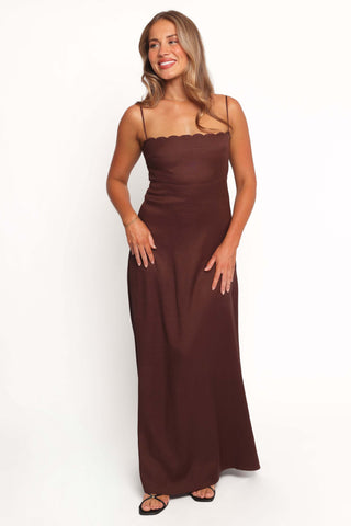 Skylar Midi Dress - Brown - XL - Image 29