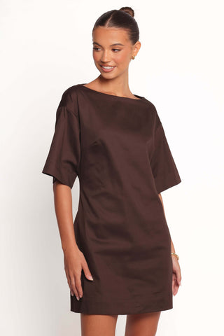 Thorne Mini Dress - Chocolate - XL - Image 29