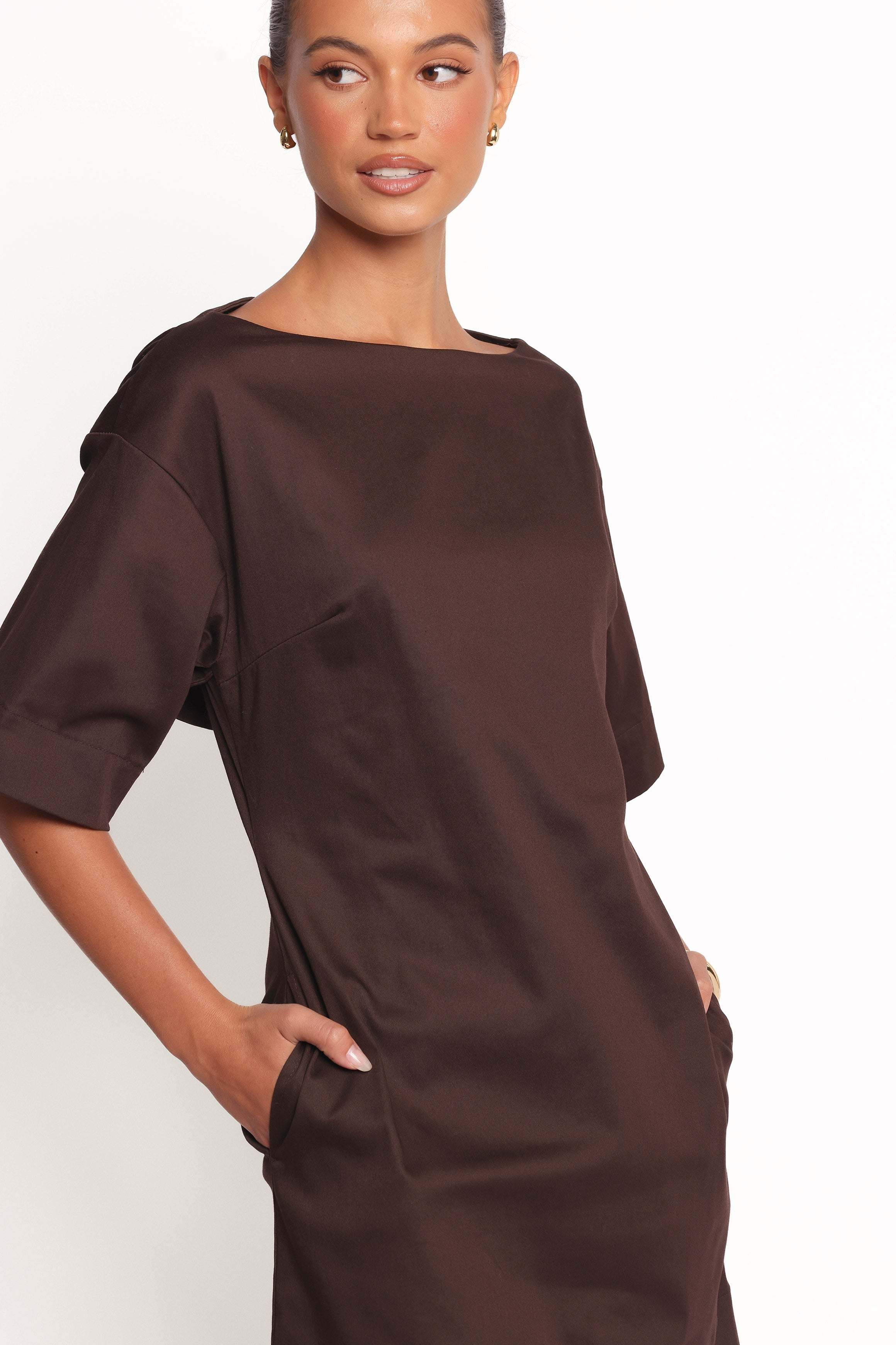 Thorne Mini Dress - Chocolate - XL - Image 32
