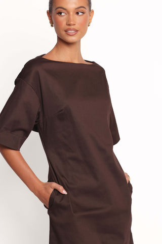 Thorne Mini Dress - Chocolate - XL - Image 32