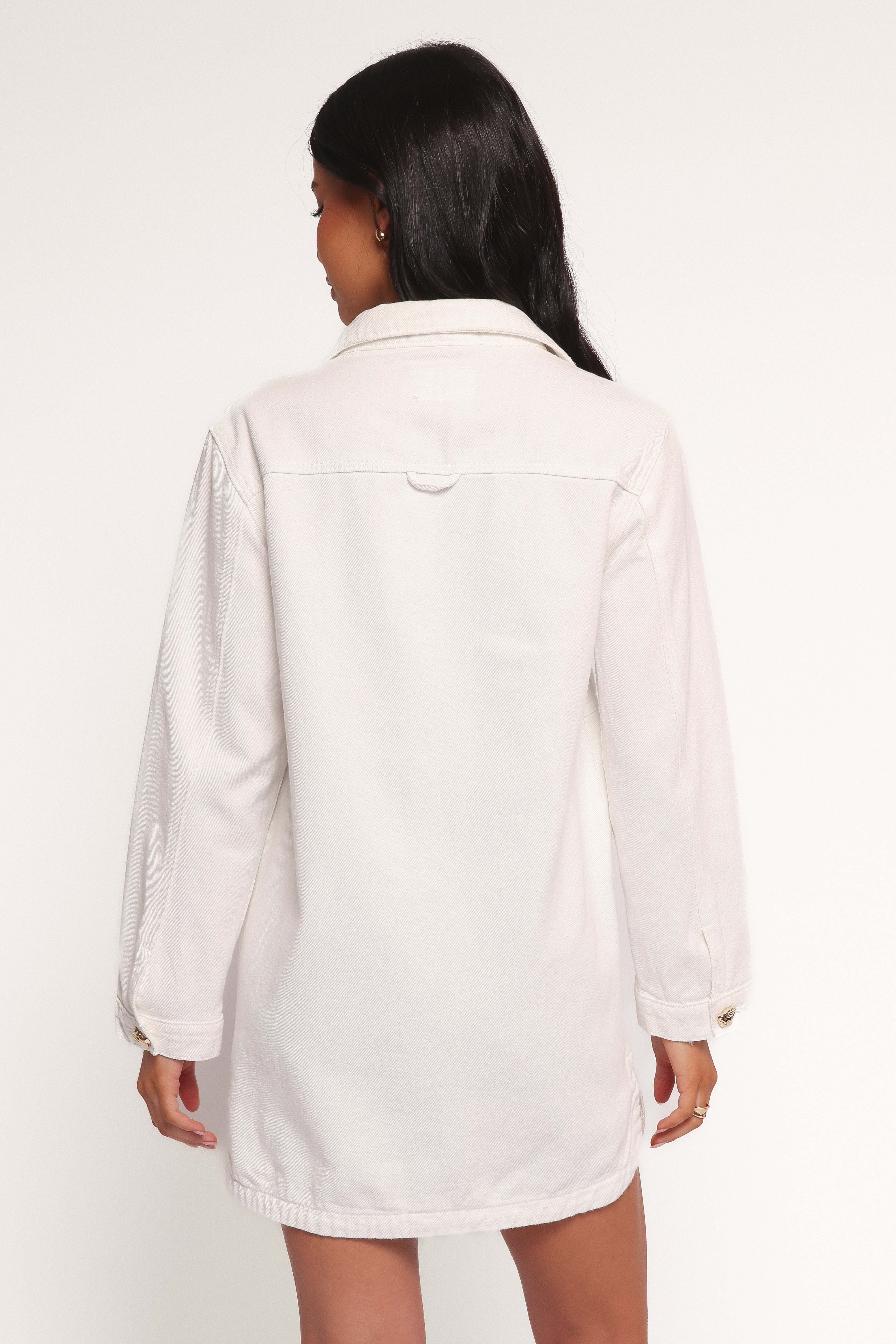 Turner Denim Dress - White Denim - XL - Image 32