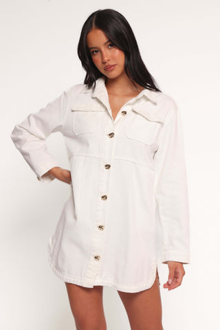 Turner Denim Dress - White Denim - XL - Image 30