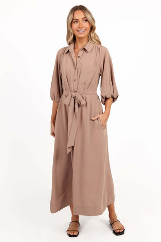 Zanita Midi Dress - Toast - L - Image 20