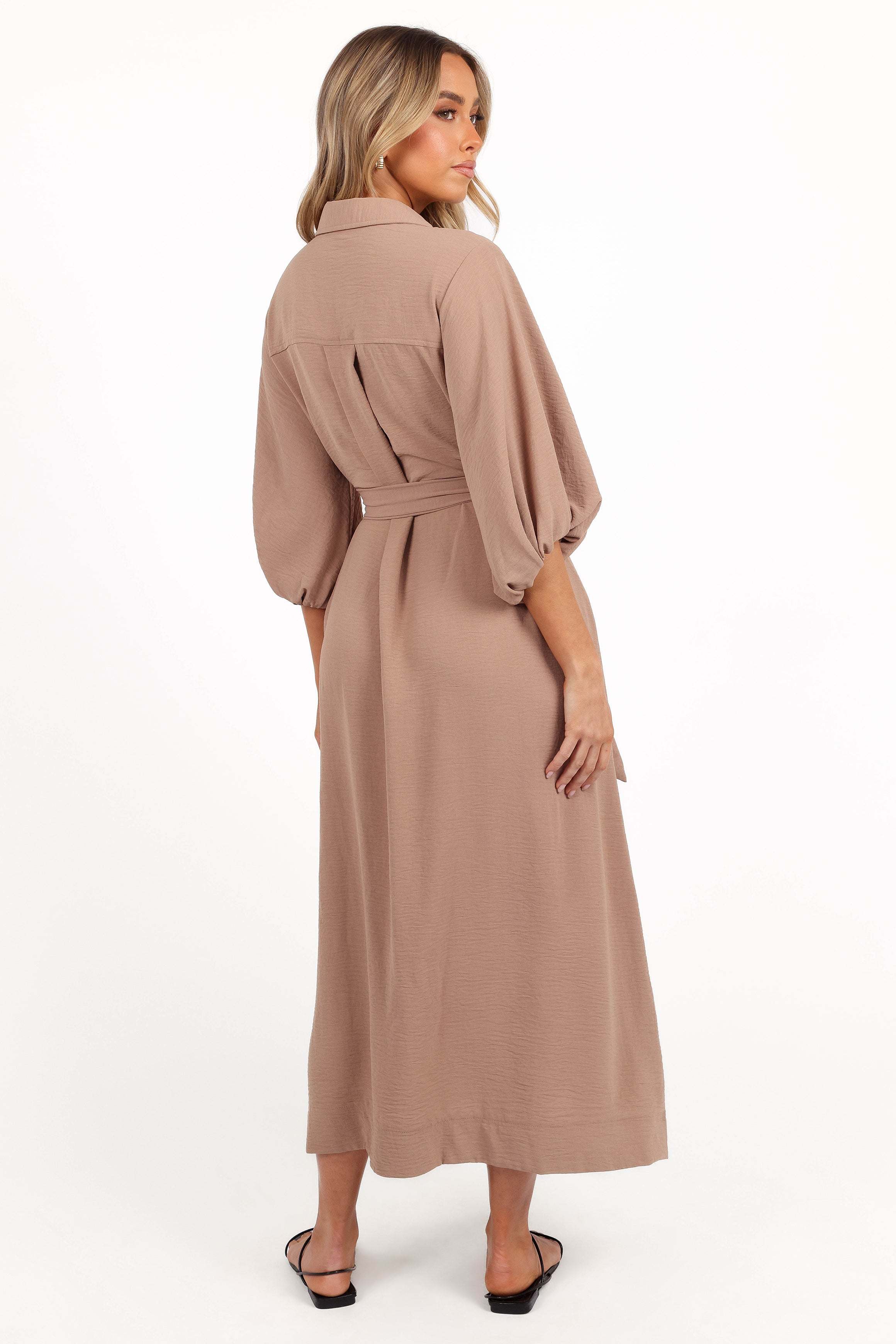 Zanita Midi Dress - Toast - L - Image 18