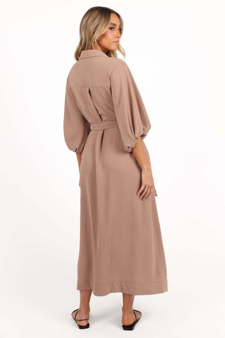 Zanita Midi Dress - Toast - L - Image 18