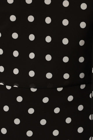 Francesca Midi Dress - Black Polka Dot - XL - Image 70