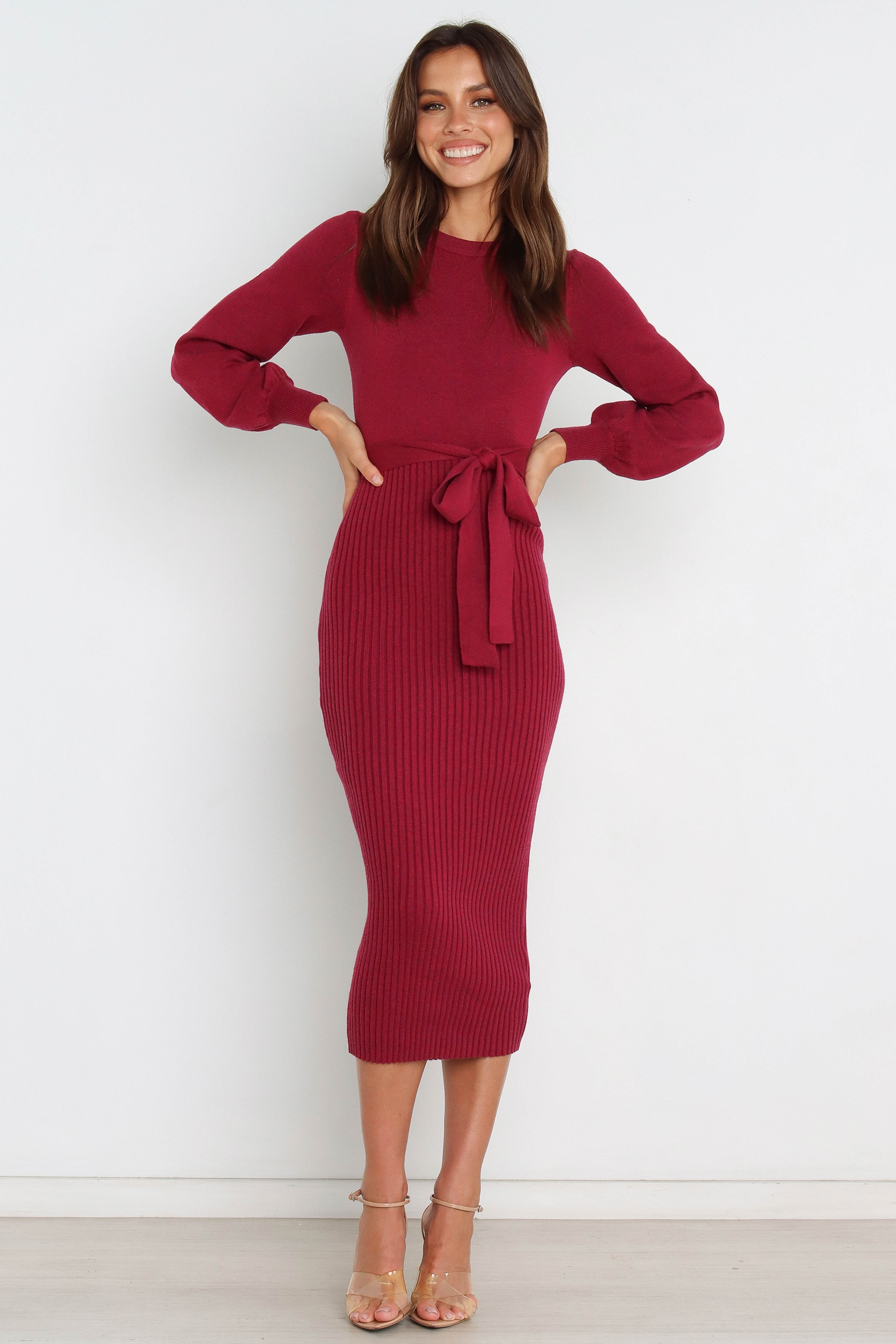 Helena Dress - Wine - L/XL - Image 25