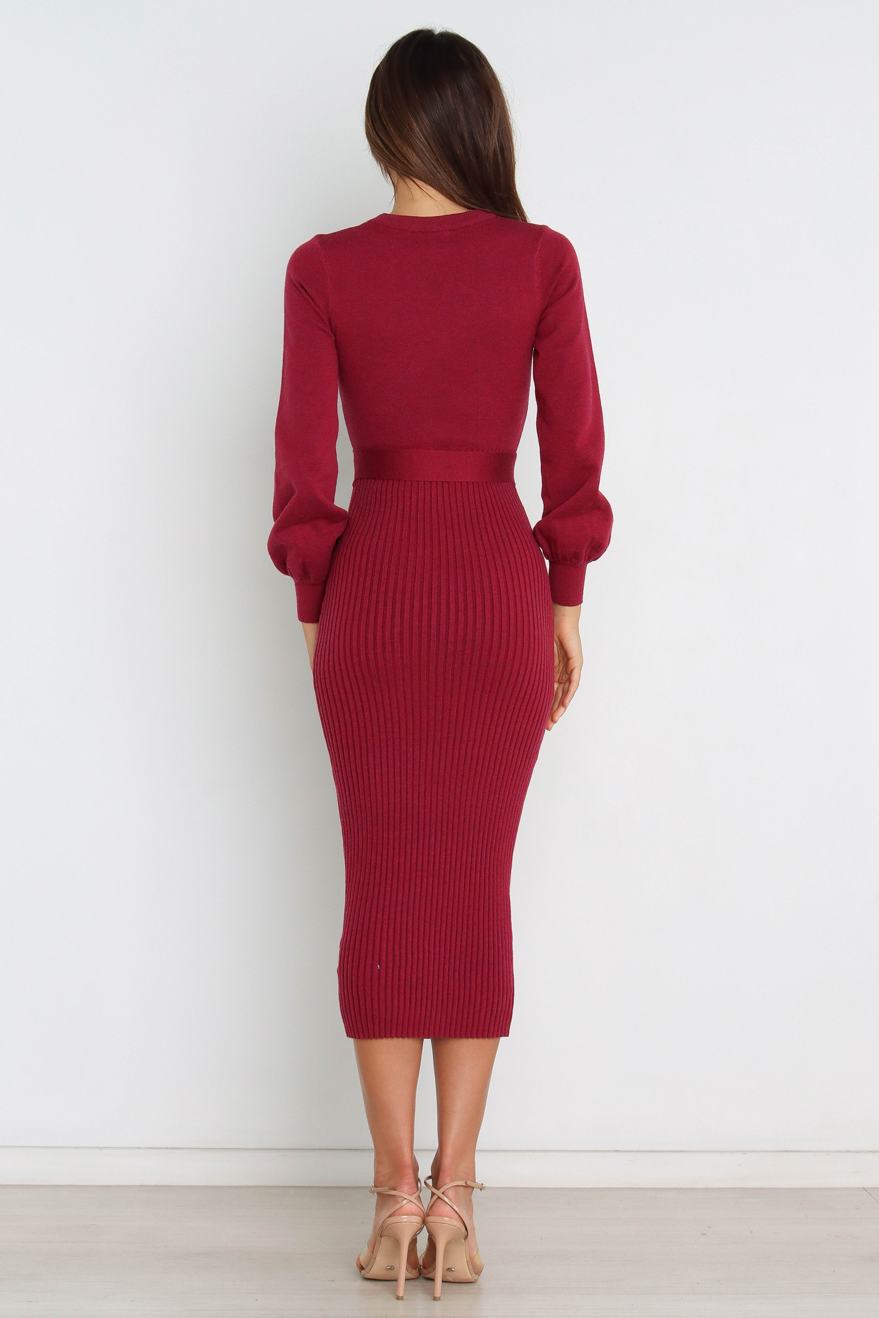 Helena Dress - Wine - L/XL - Image 29