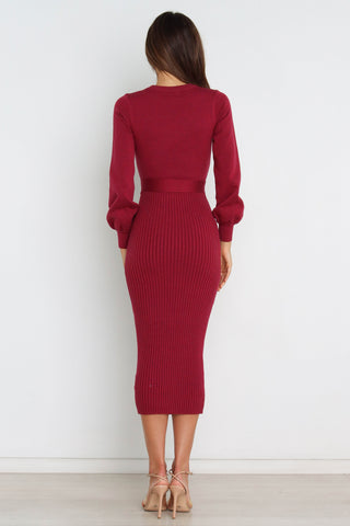 Helena Dress - Wine - L/XL - Image 29