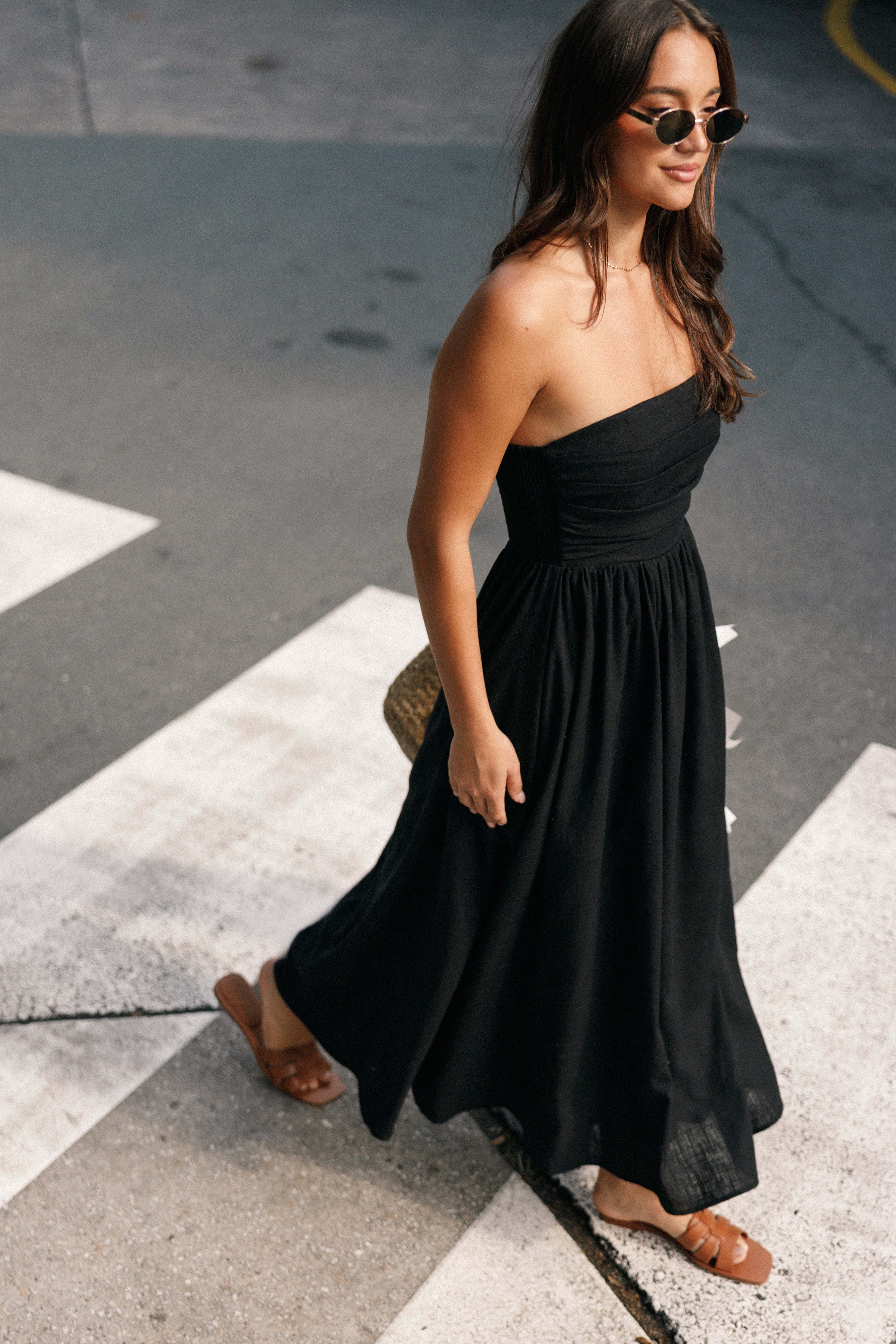 Kayt Strapless Dress - Black - XL - Image 44