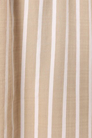 Odette Midi Dress - Beige Stripe - 14 - Image 56